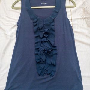 Navy Blue Tank Top Blouse